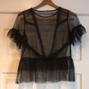 TULLE/MESH H&M TOP
